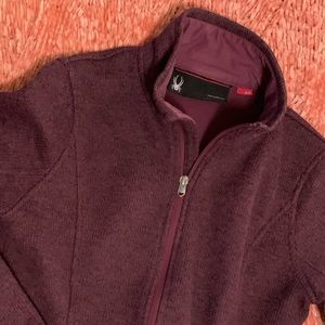 Spyder Endure Full Zip Core Mid-Weight Stryke Sweater Jacket Amaranth Purple